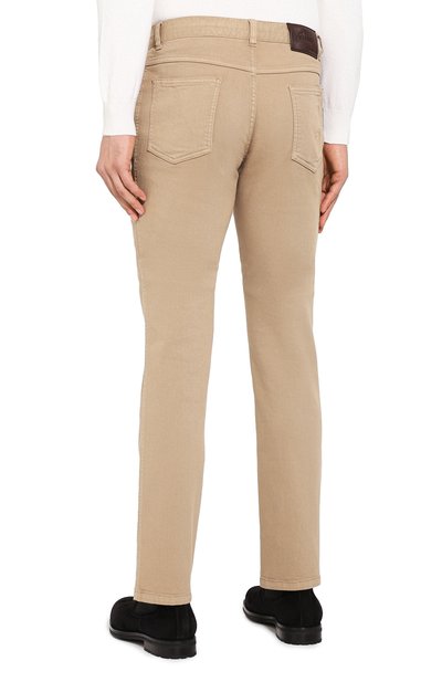 Джинсы stelvio BRIONI бежевого цвета по цене 77400 руб., арт. SPNJ0M/08T01/STELVI0, фото 4 Джинсы stelvio BRIONI, арт. SPNJ0M/08T01/STELVI0, фото 4