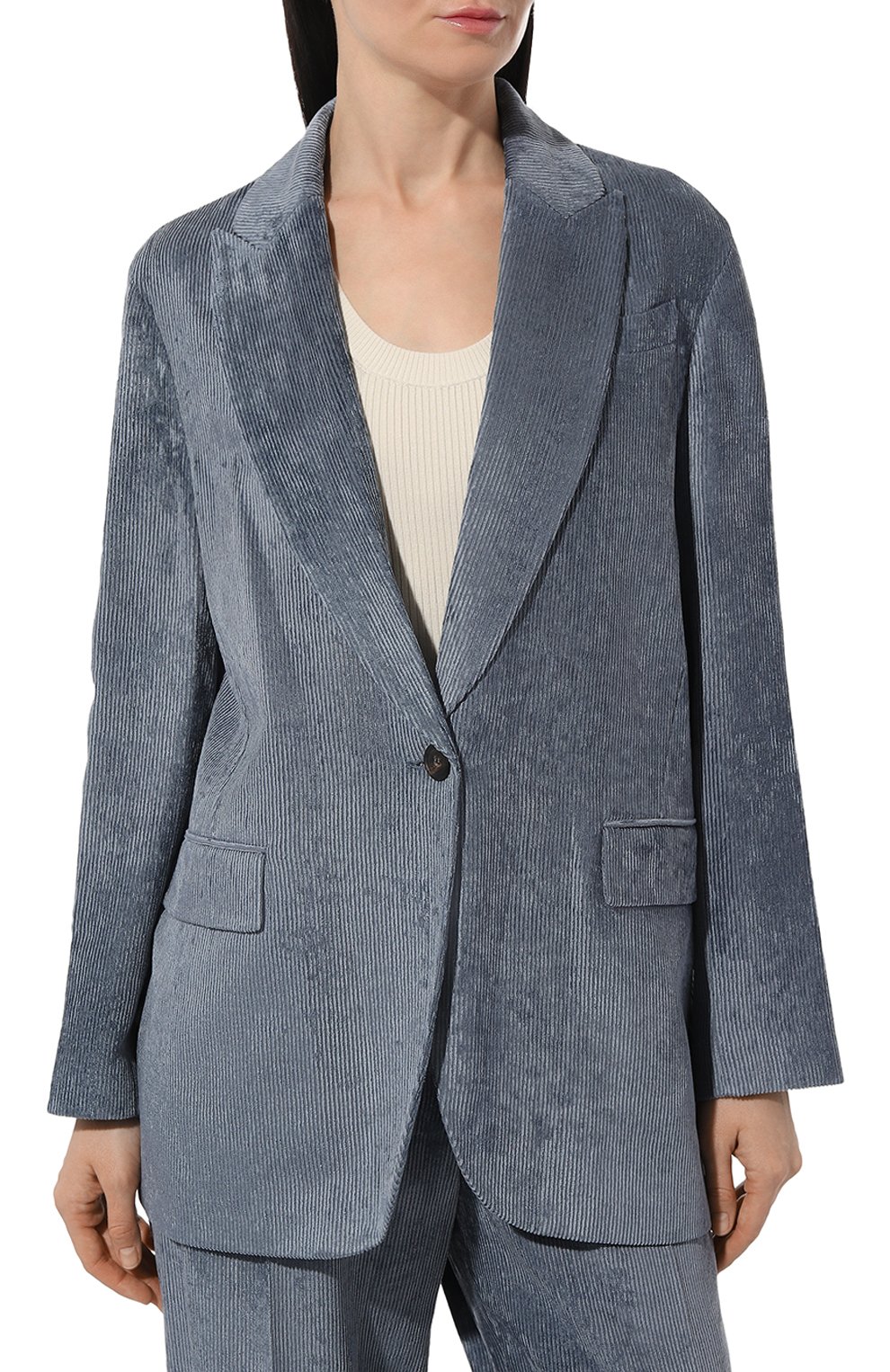 Вельветовый жакет BRUNELLO CUCINELLI, арт. MD5412482P, фото 3