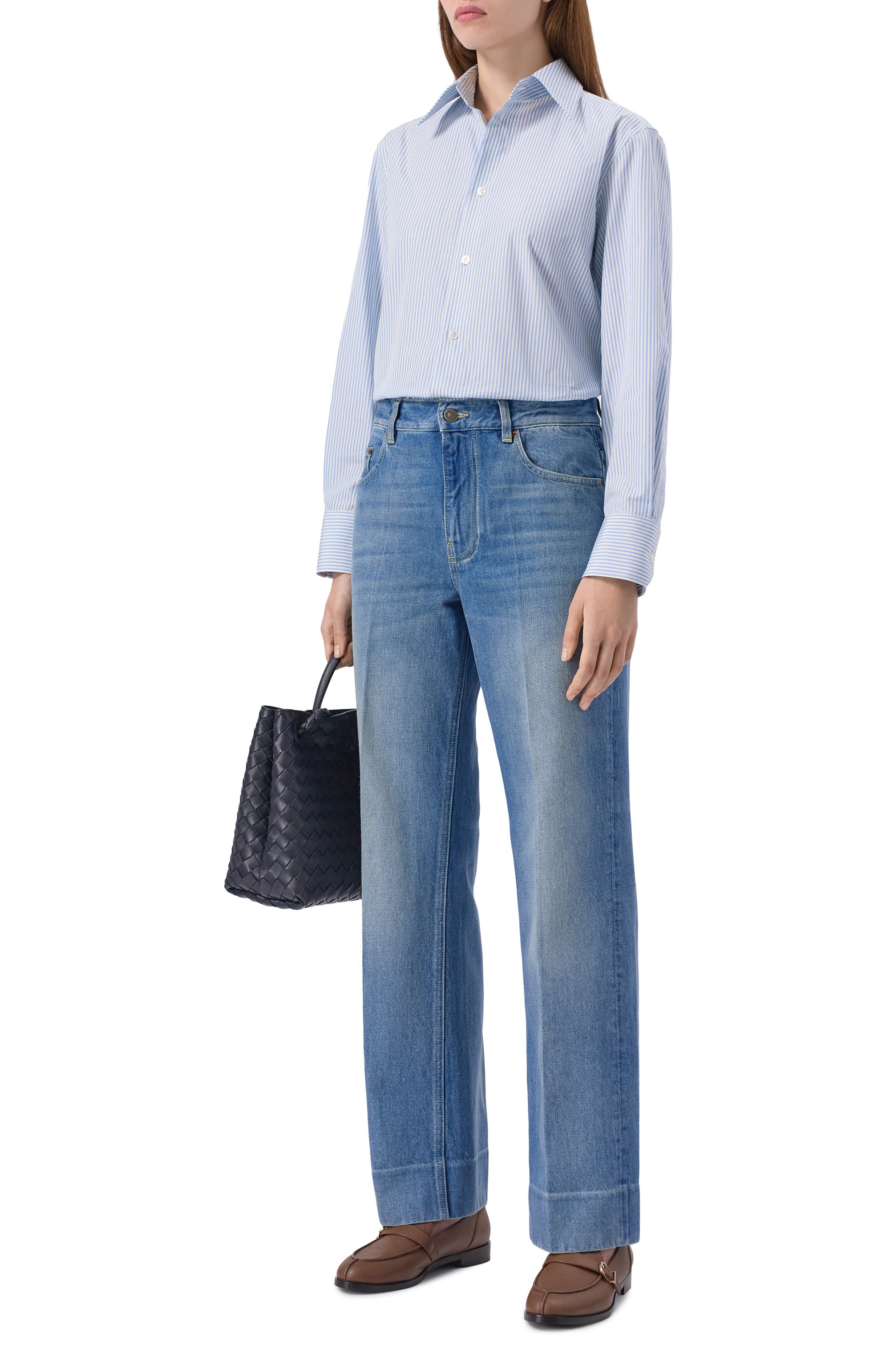 Кожаные лоферы GIORGIO ARMANI, арт. GW001921/AF19133, фото 3