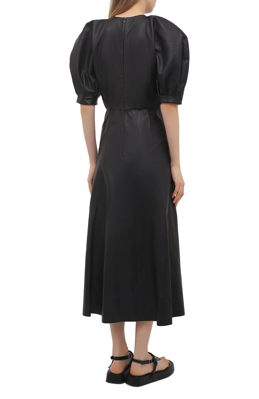 Кожаное платье GABRIELA HEARST, арт. 221420 L018, фото 4
