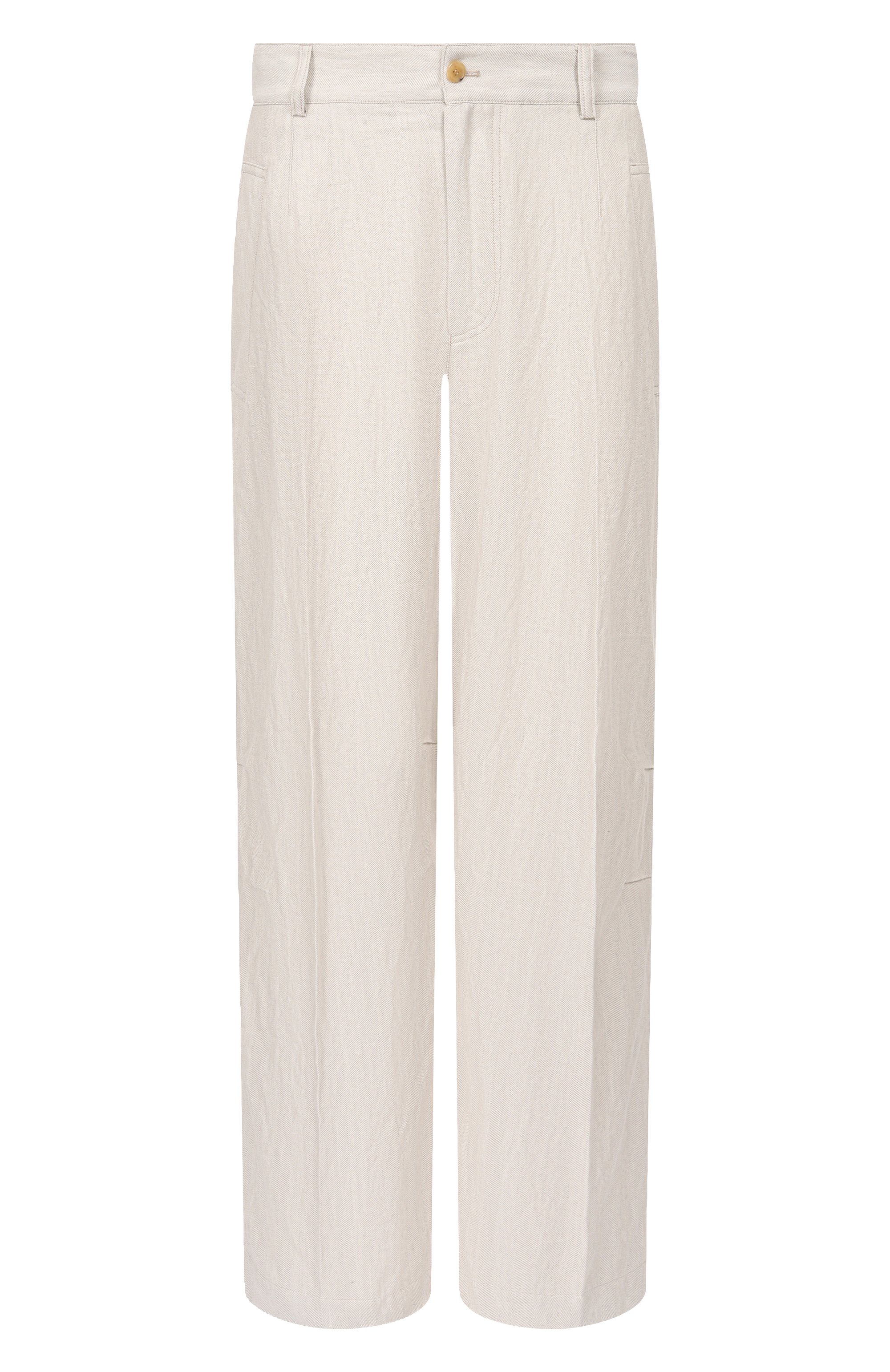 Брюки из хлопка и льна DRIES VAN NOTEN, арт. 020917/3131, фото 1