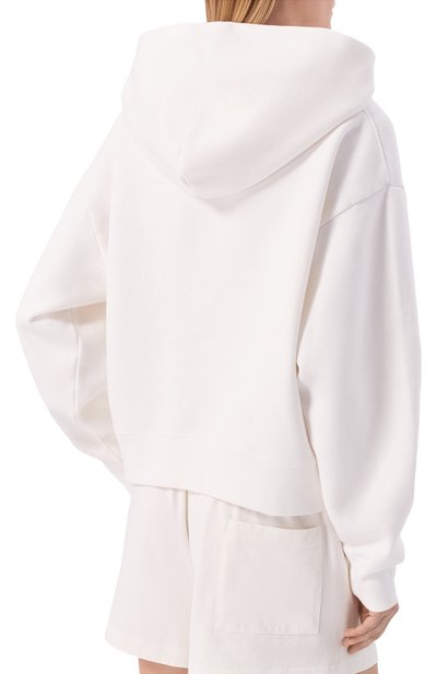 Хлопковое худи luxury club SPORTY AND RICH, арт. ST0987842WH01/S&R LUXURY CLUB H00DIE, фото 4