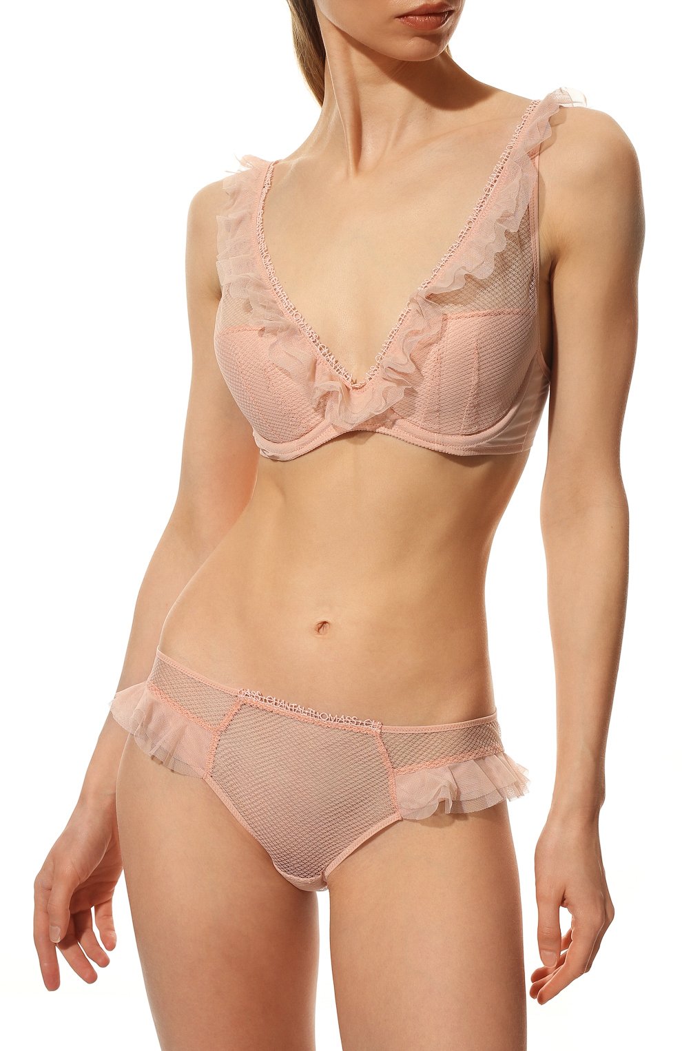 Трусы-слипы CHANTAL THOMASS розового цвета по цене 7640 руб., арт. T08E60, фото 2 Трусы-слипы CHANTAL THOMASS, арт. T08E60, фото 2