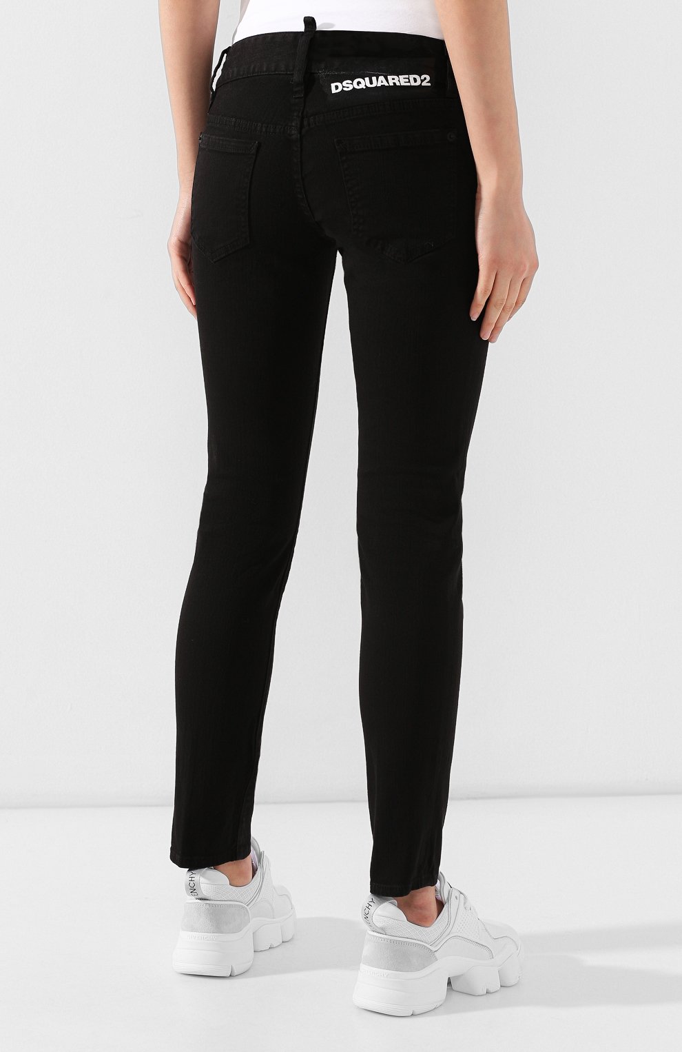 Джинсы DSQUARED2 черного цвета по цене 31150 руб., арт. S75LB0226/S39781, фото 4 Джинсы DSQUARED2, арт. S75LB0226/S39781, фото 4
