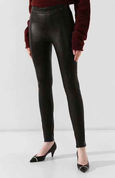 Кожаные брюки HELMUT LANG, арт. G06HW240, фото 3