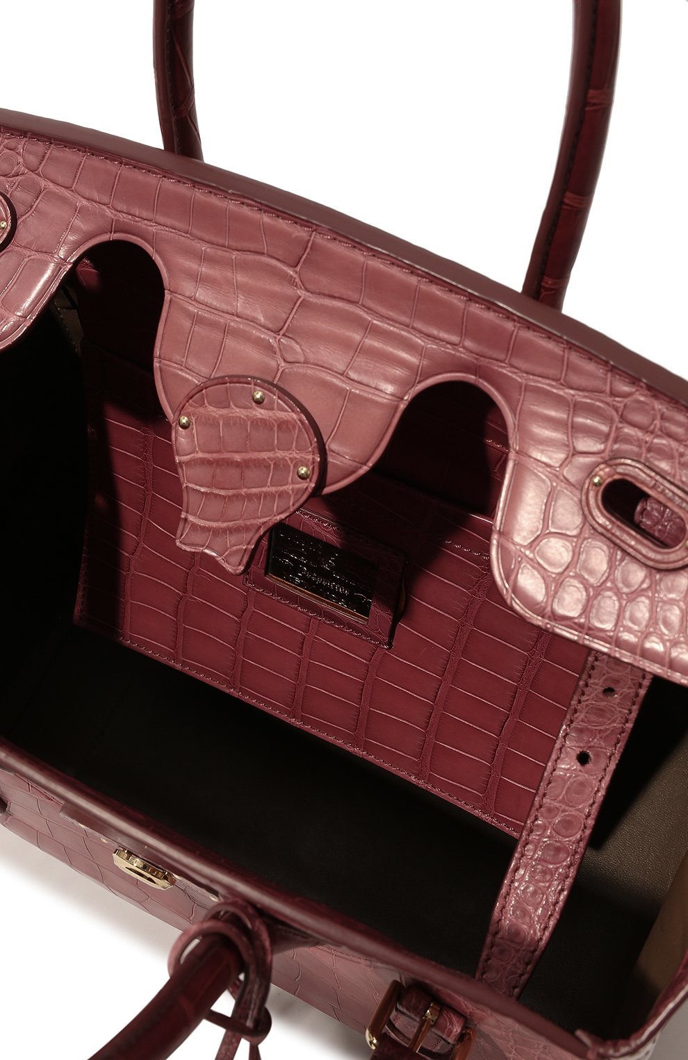 Сумка soft ricky 33 из кожи крокодила RALPH LAUREN, арт. 69H/IAQ73/RMALL, фото 6