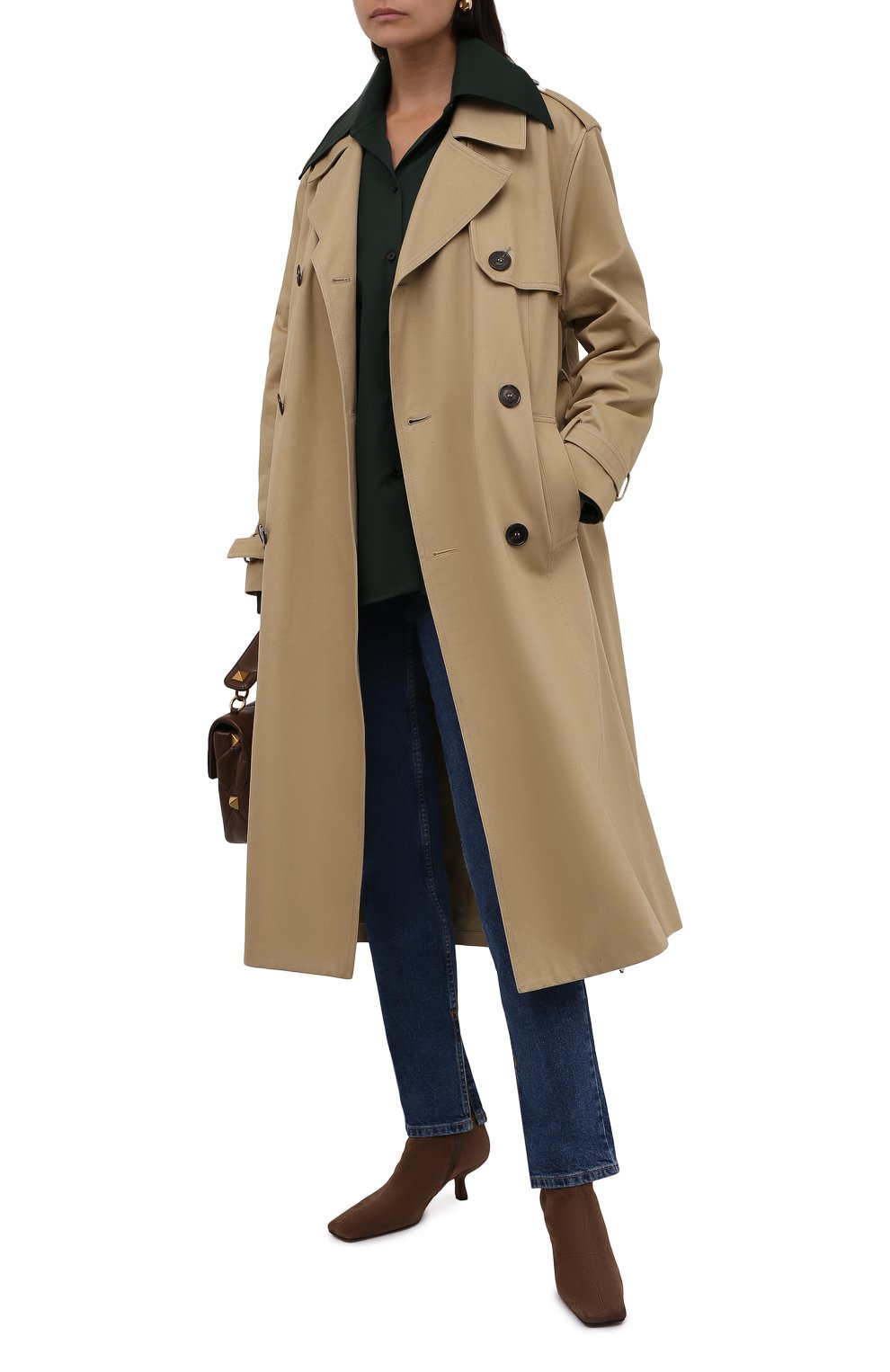 Замшевые ботильоны audrey BY FAR, арт. 21PFAUBW0STS, фото 2