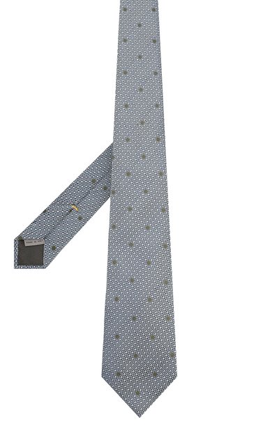 Шелковый галстук CANALI синего цвета по цене 8995 руб., арт. 18/HJ02082, фото 2 Шелковый галстук CANALI, арт. 18/HJ02082, фото 2
