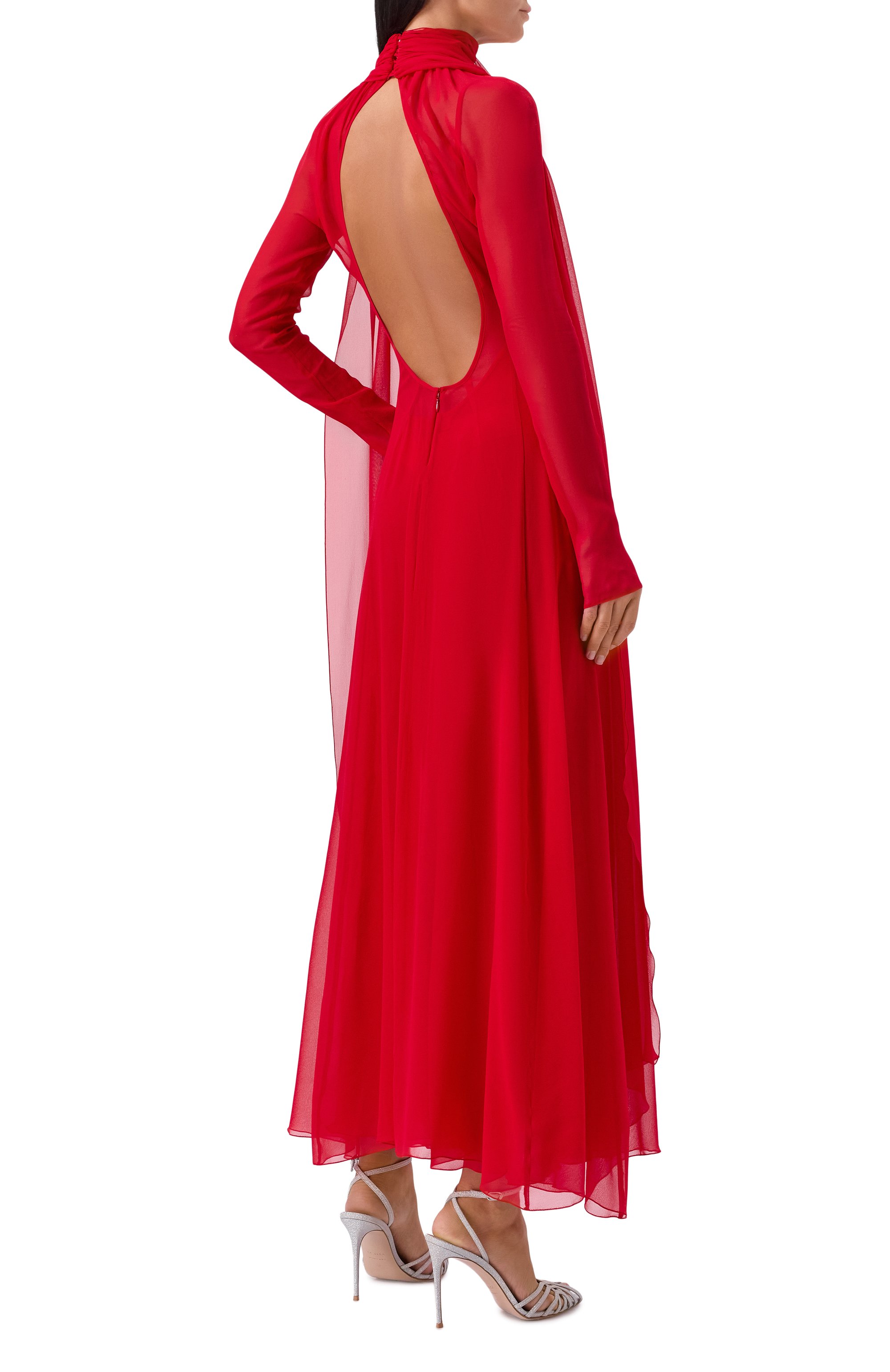 Шелковое платье BLUMARINE, арт. 4A321A, фото 3