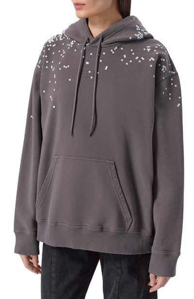 Хлопковое худи MM6, арт. S62GU0141/M25024, фото 3