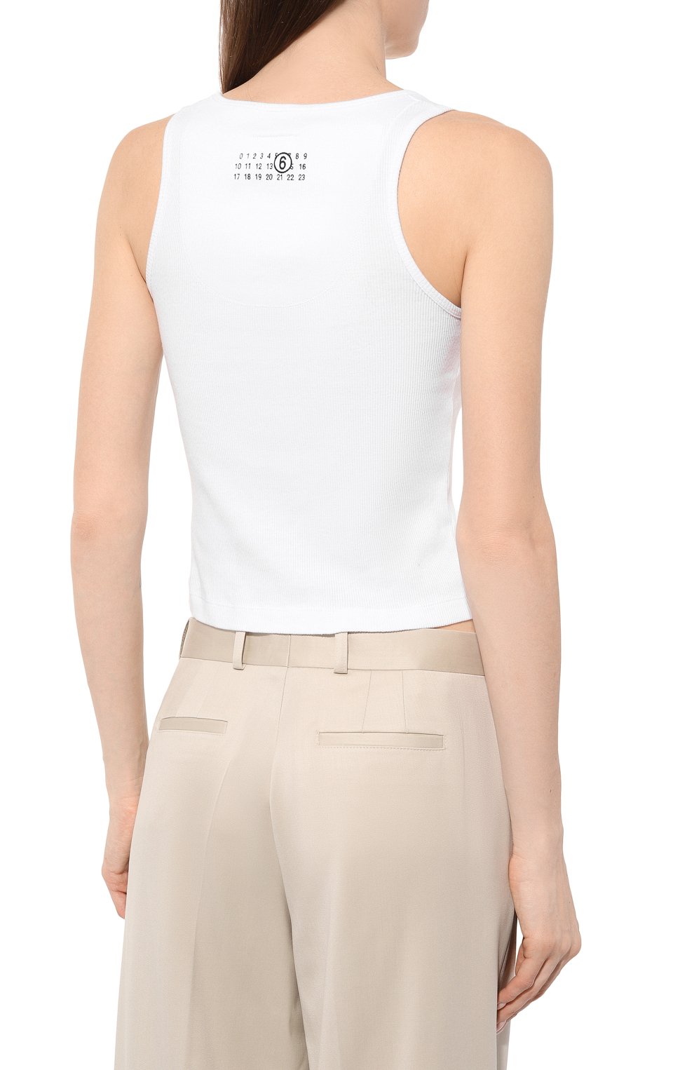 Хлопковая майка MM6, арт. S62NL0033/S24579, фото 4