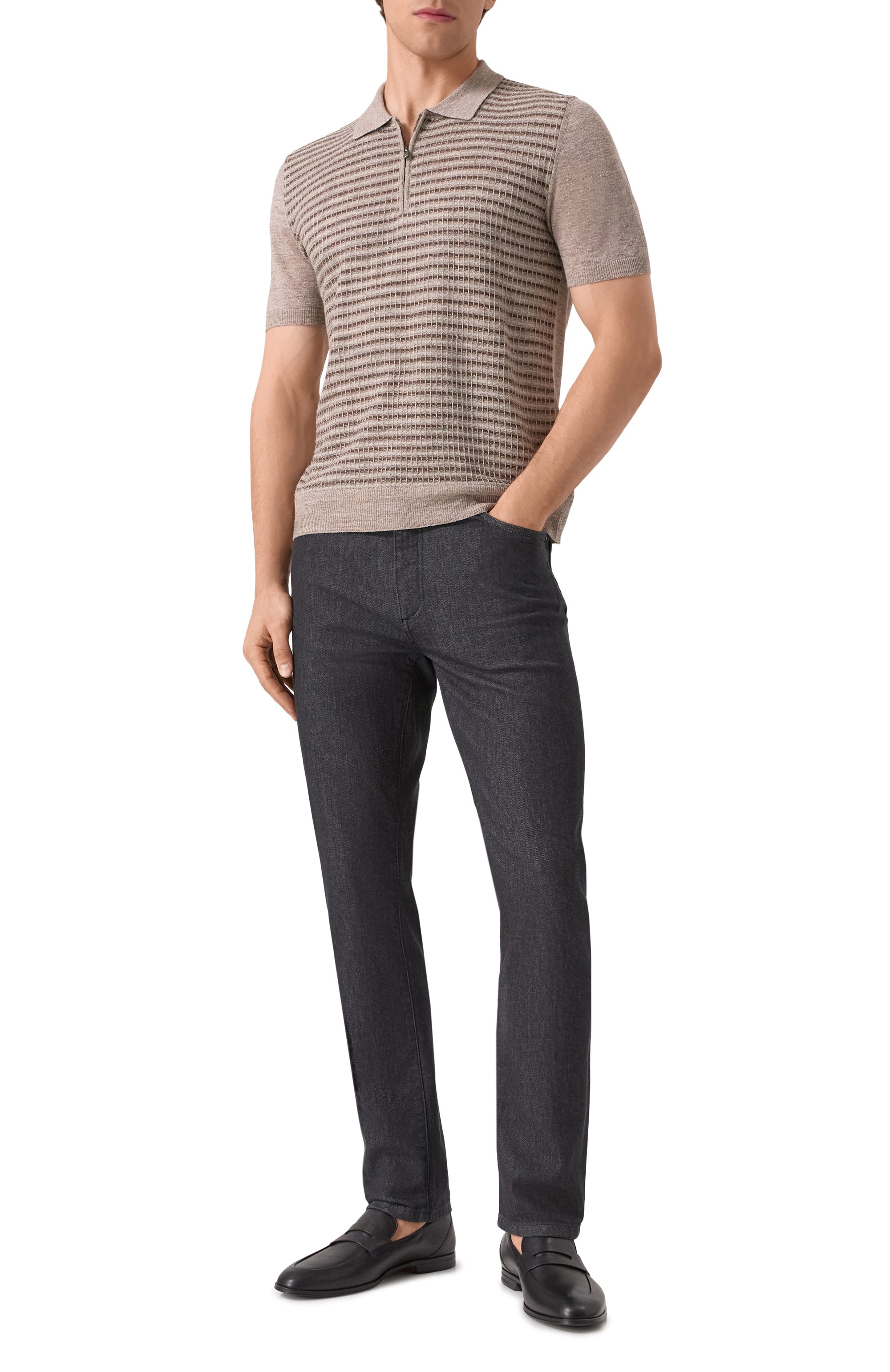 Поло изо льна и шелка CORNELIANI, арт. 25M56A-2525118, фото 2