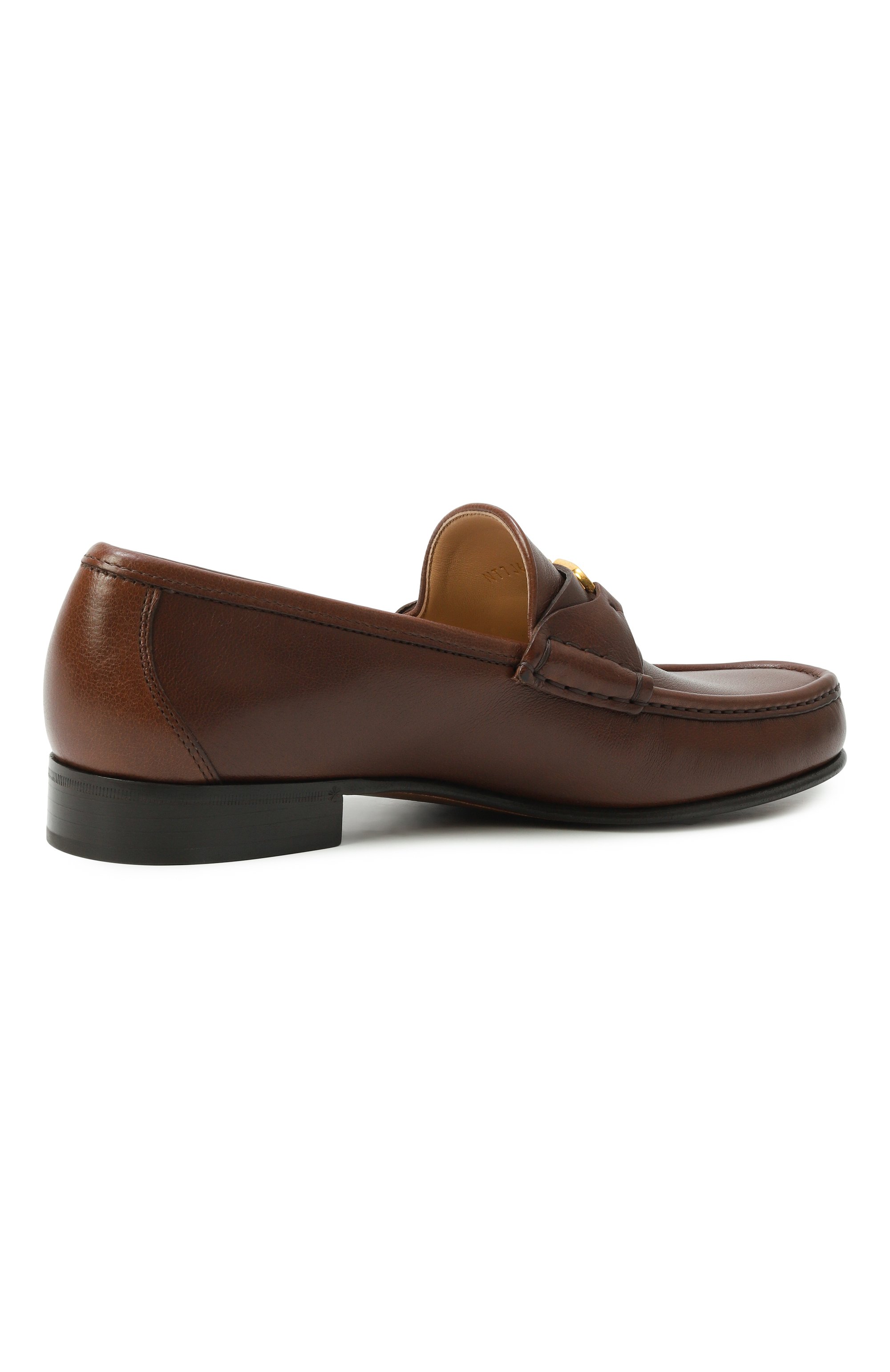 Кожаные лоферы vlogo signature VALENTINO, арт. 7Y2S0J68/MIL, фото 5