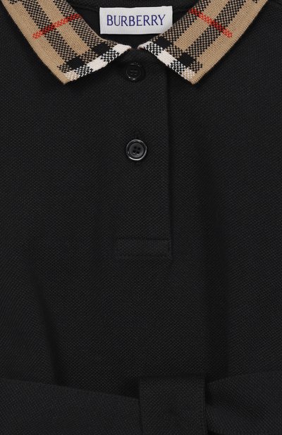 Хлопковое платье BURBERRY, арт. 8105589, фото 3