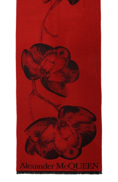 Шарф из шерсти и шелка ALEXANDER MCQUEEN, арт. 757609/3646Q, фото 4