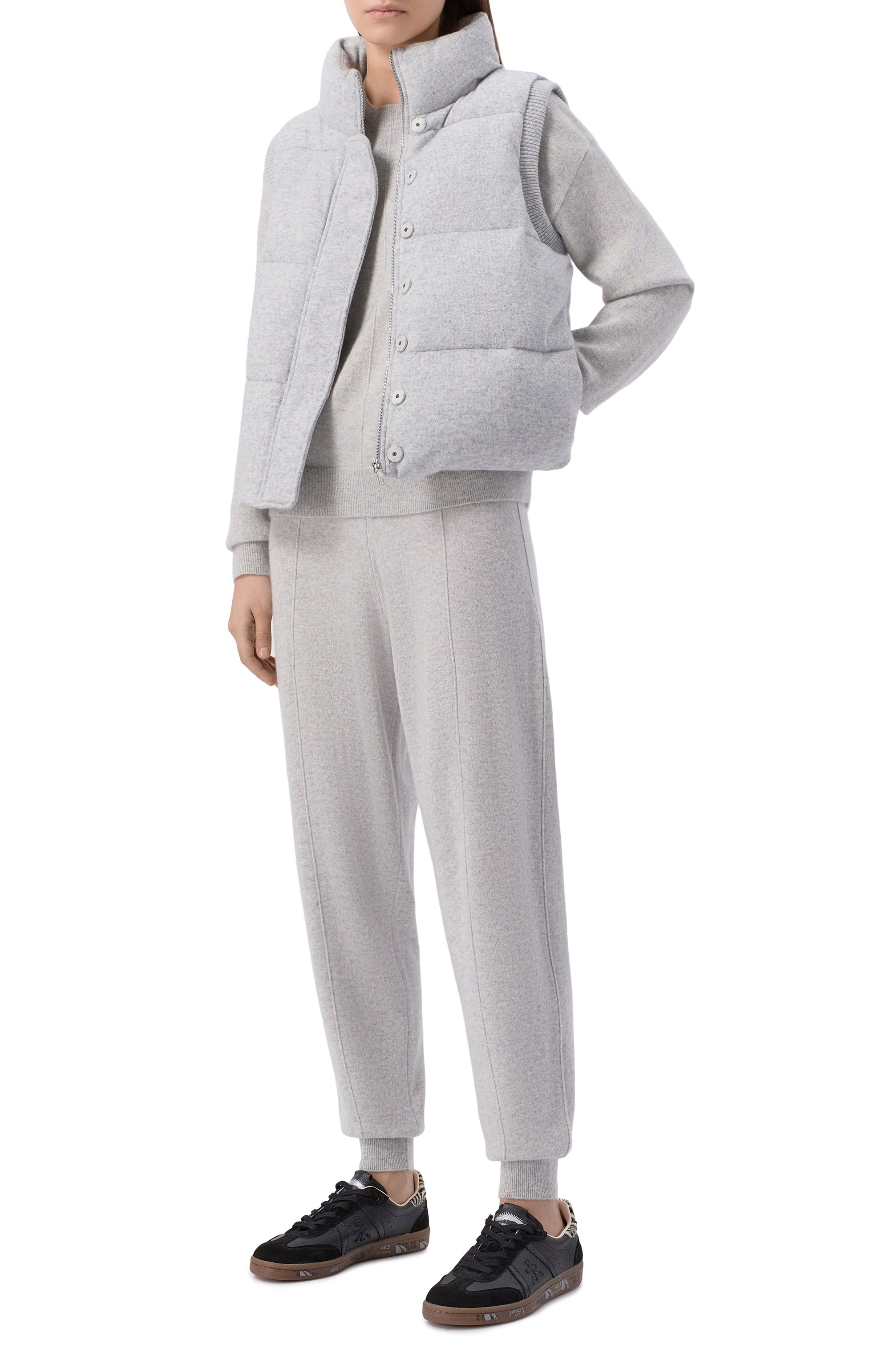 Утепленный жилет из шерсти и кашемира BOSS, арт. 50547894, фото 2