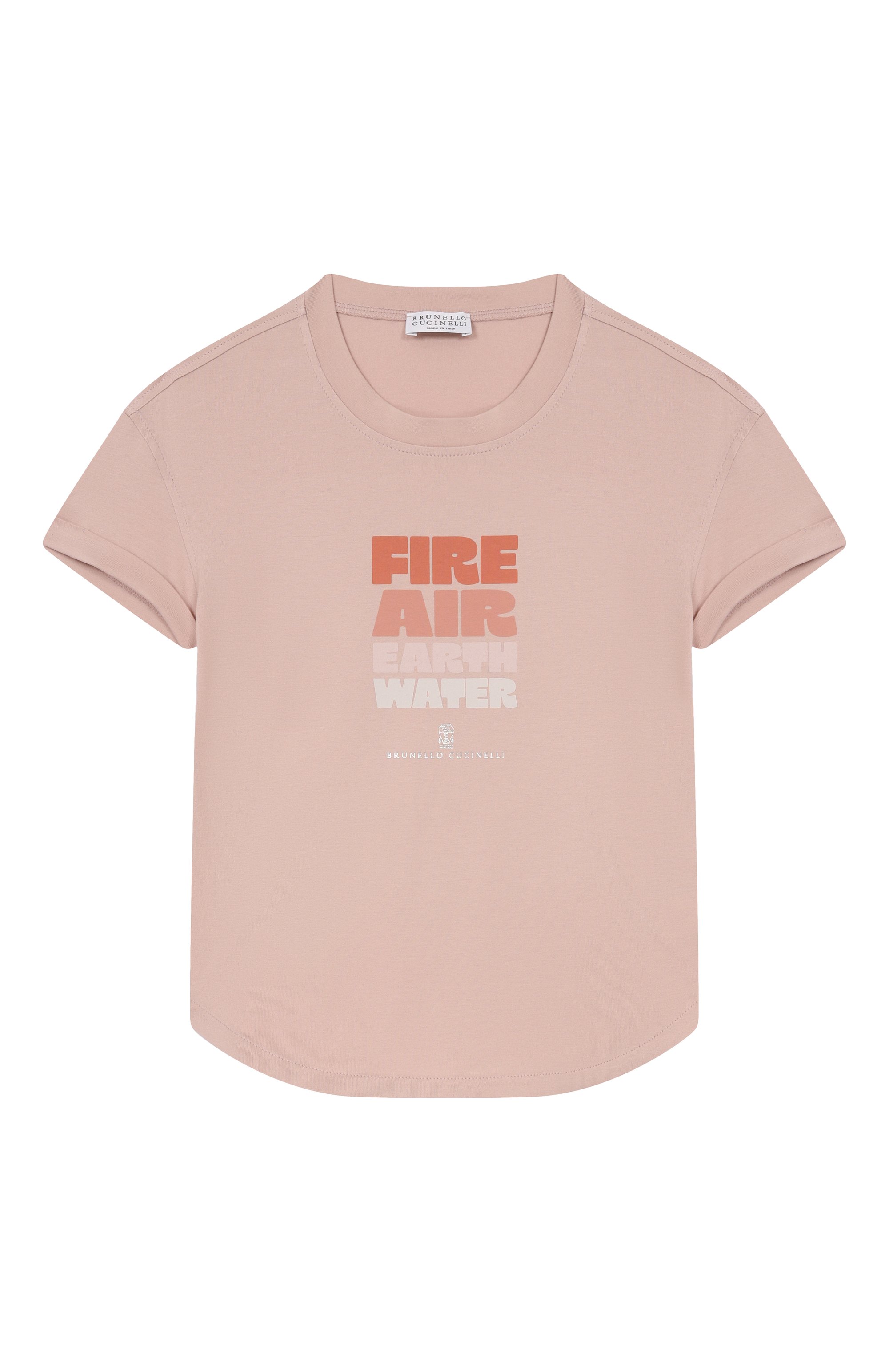 Хлопковая футболка BRUNELLO CUCINELLI, арт. B0T81T485B, фото 1