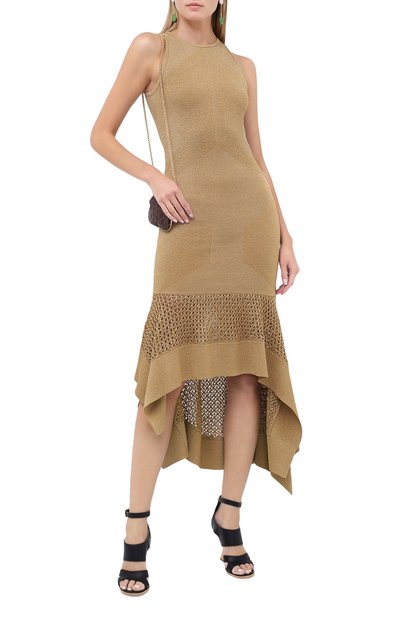 Платье из вискозы ALEXANDER MCQUEEN, арт. 633634/Q1A04, фото 2