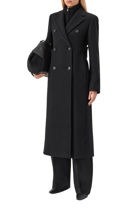 Шерстяное пальто Sportmax C0MUNE Чёрный  C0MUNE Фото 2