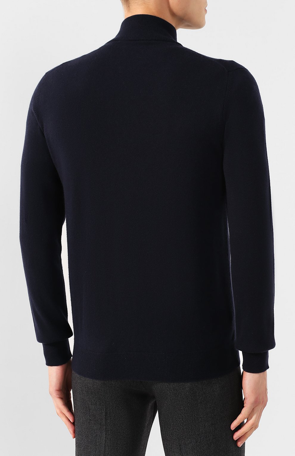 Кашемировый кардиган GIORGIO ARMANI темно-синего цвета по цене 141500 руб., арт. 6GSEA4/SMC2Z, фото 4 Кашемировый кардиган GIORGIO ARMANI, арт. 6GSEA4/SMC2Z, фото 4