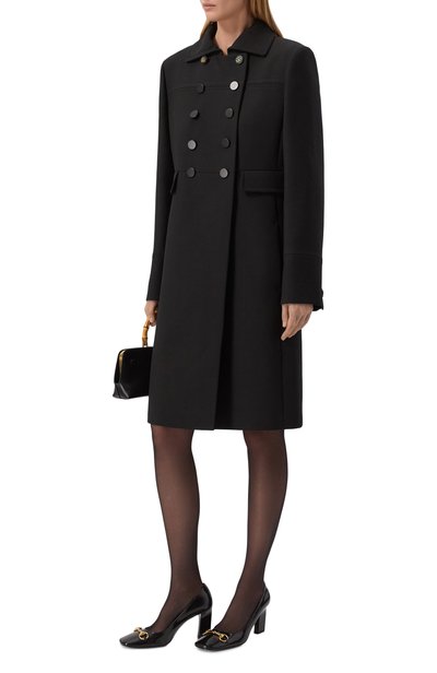 Лакированные туфли signora 85 GUCCI черного цвета по цене 113500 руб., арт. 865410/CLG00, фото 3 Лакированные туфли signora 85 GUCCI, арт. 865410/CLG00, фото 3