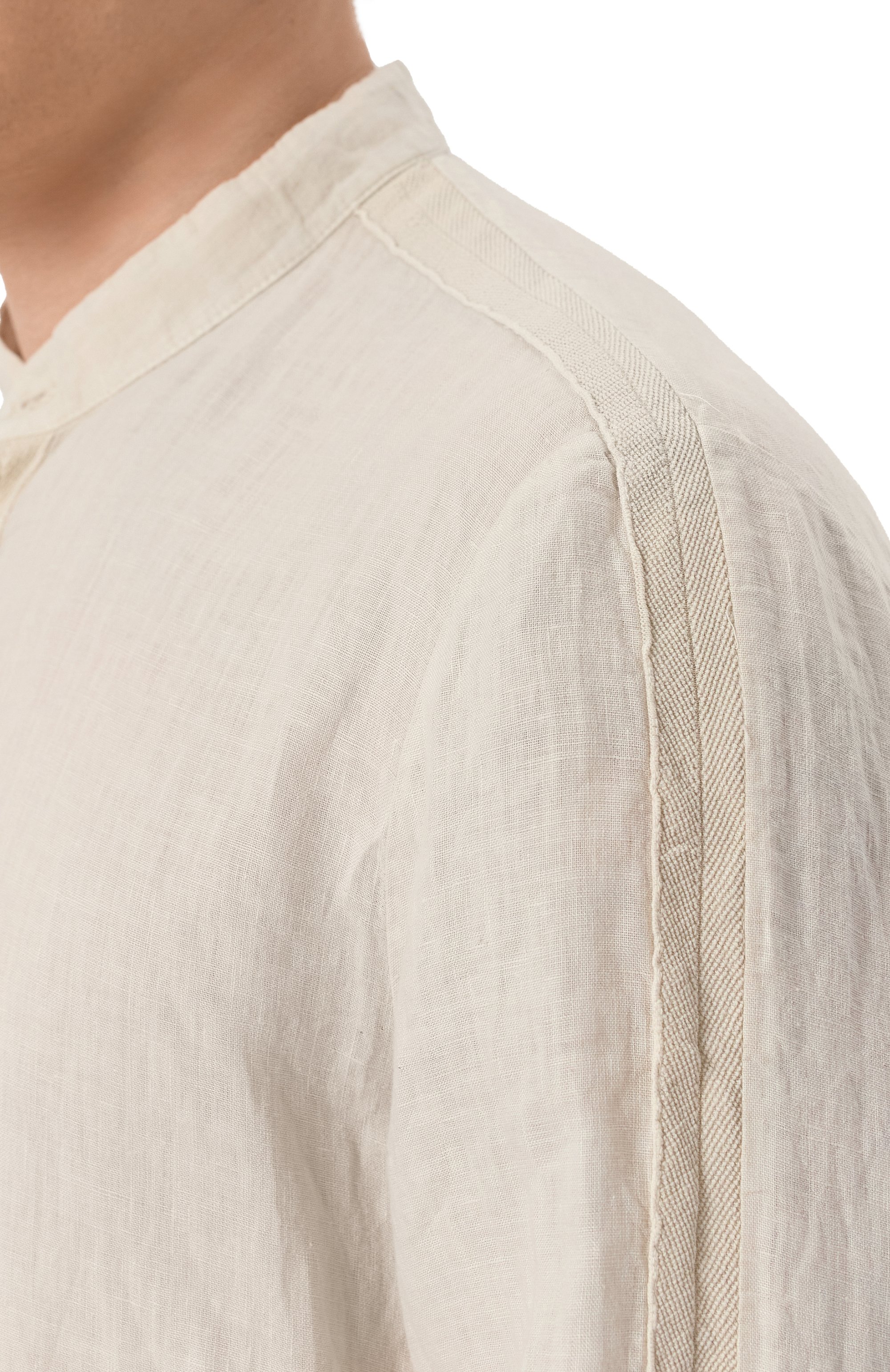 Льняная рубашка TRANSIT, арт. CFUTRZV311, фото 5