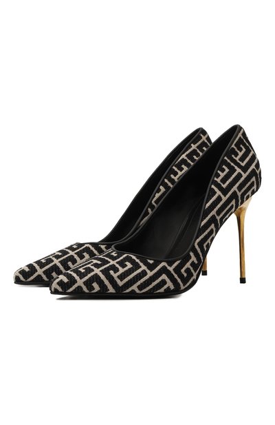 Женские текстильные туфли ruby BALMAIN, арт. AN1UA517TJMA