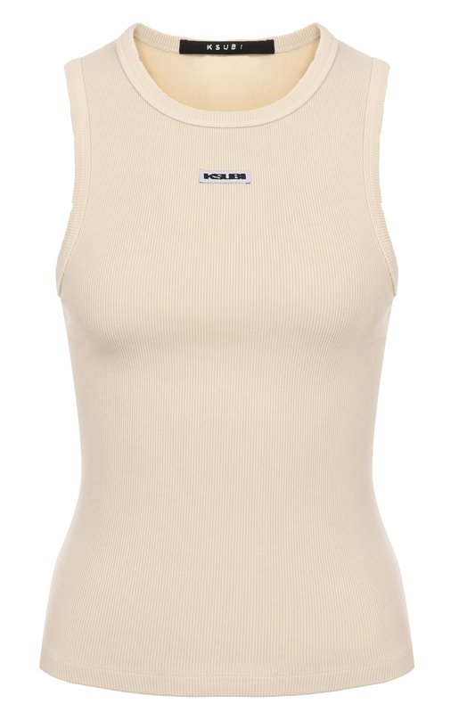 Хлопковая майка Ksubi WSP25SI004 Кремовый WSP25SI004