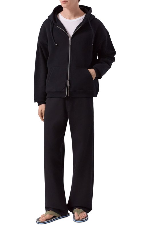 Текстильные шлепанцы Sunset Balenciaga 841422/W14S2 Хаки  841422/W14S2 Фото 2