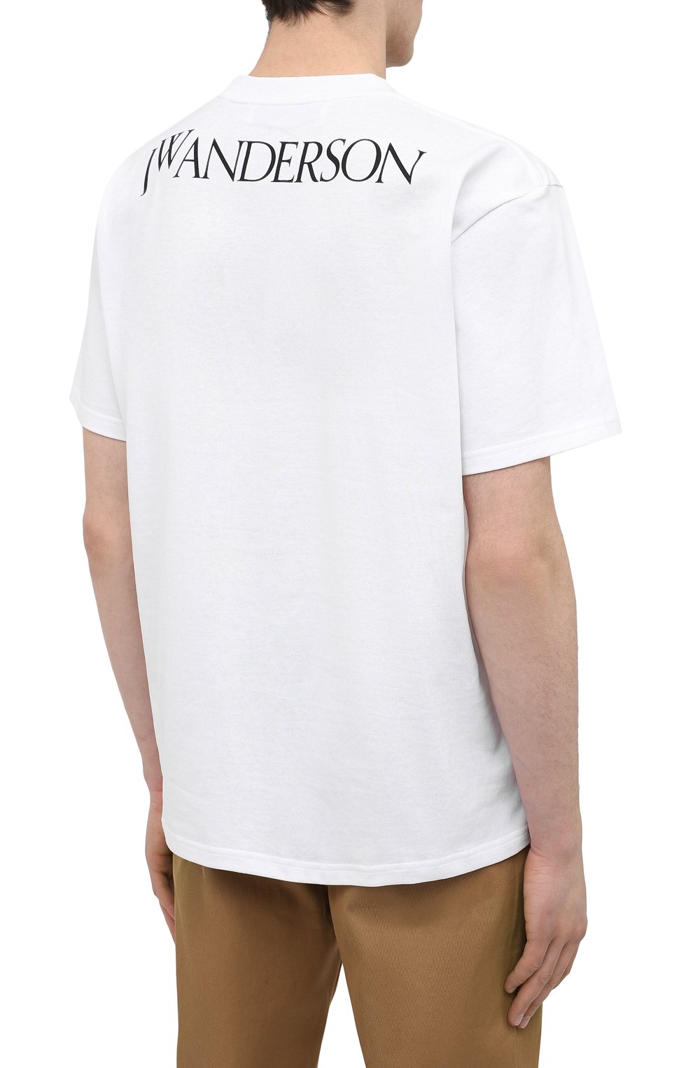 Хлопковая футболка j.w. anderson x pol anglada JW ANDERSON, арт. JT0016 PG0079, фото 4