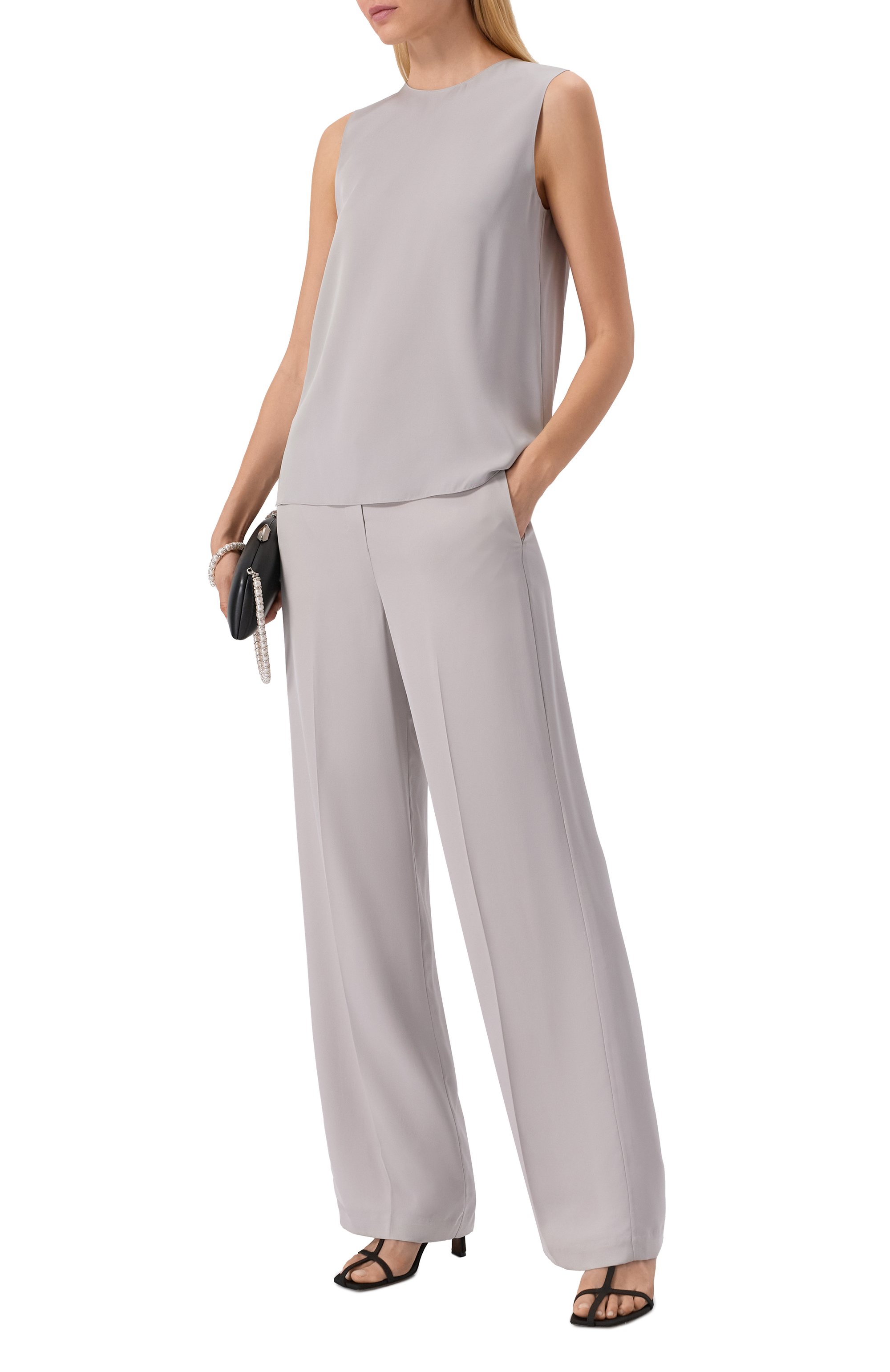 Шелковый топ THEORY, арт. M0102539, фото 2