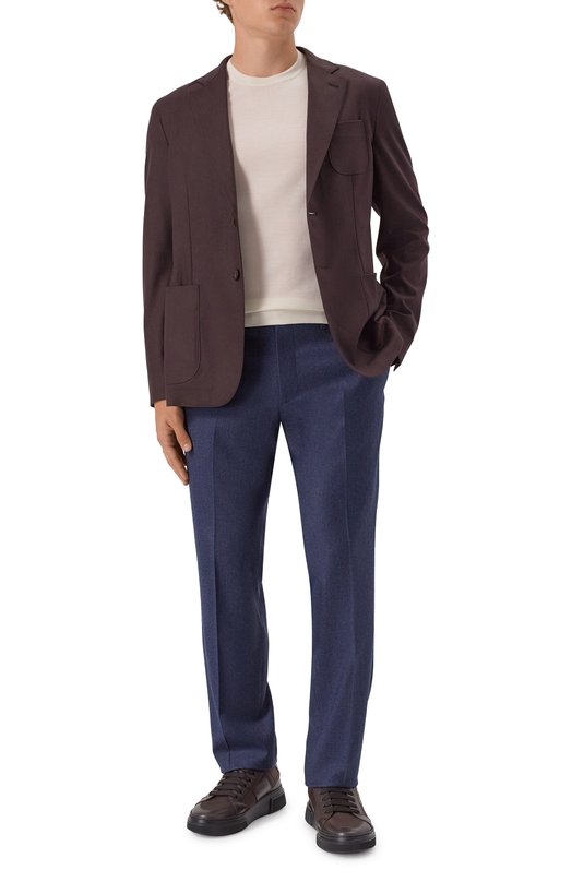 Кашемировый пиджак Giorgio Armani GM000248/TE10115 Коричневый  GM000248/TE10115 Фото 3