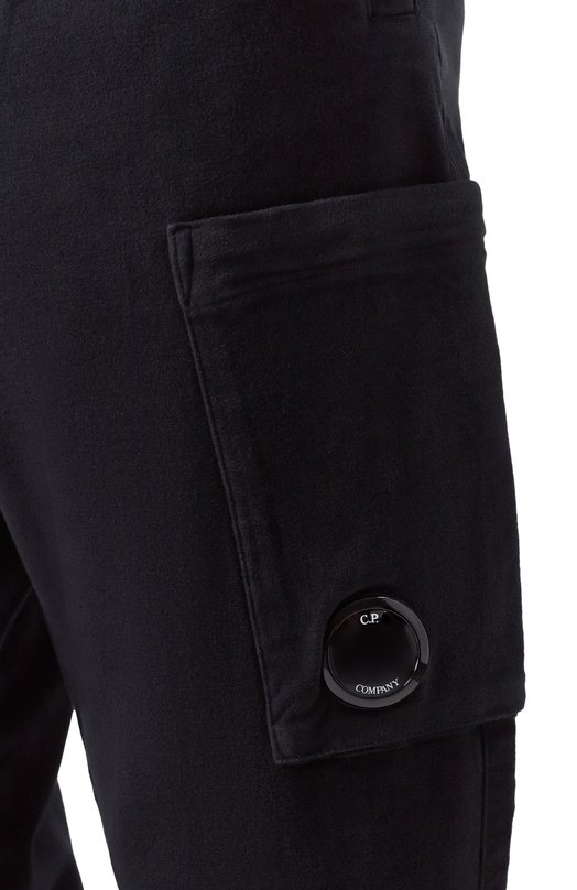 Хлопковые брюки C.P. Company 19CMPA279A110482G Чёрный  19CMPA279A110482G Фото 5