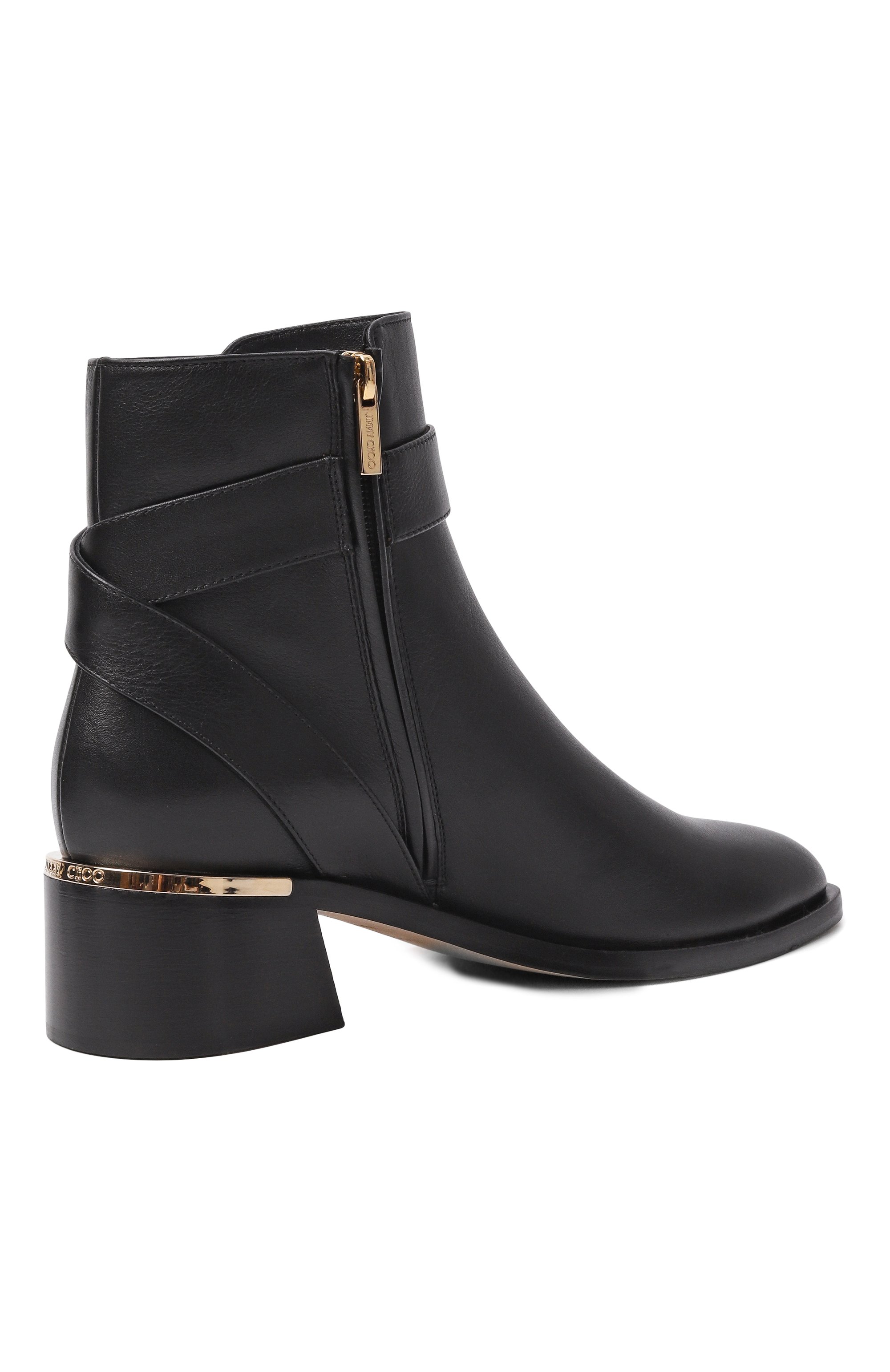 Кожаные ботильоны noor 45 JIMMY CHOO, арт. N00R45SQM, фото 5