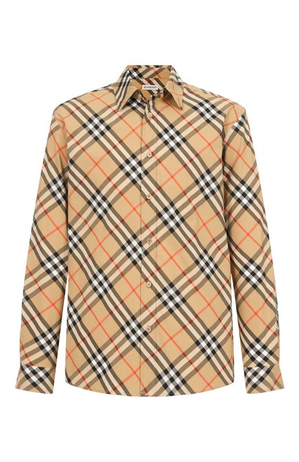 Мужская хлопковая рубашка BURBERRY, арт. 8106165