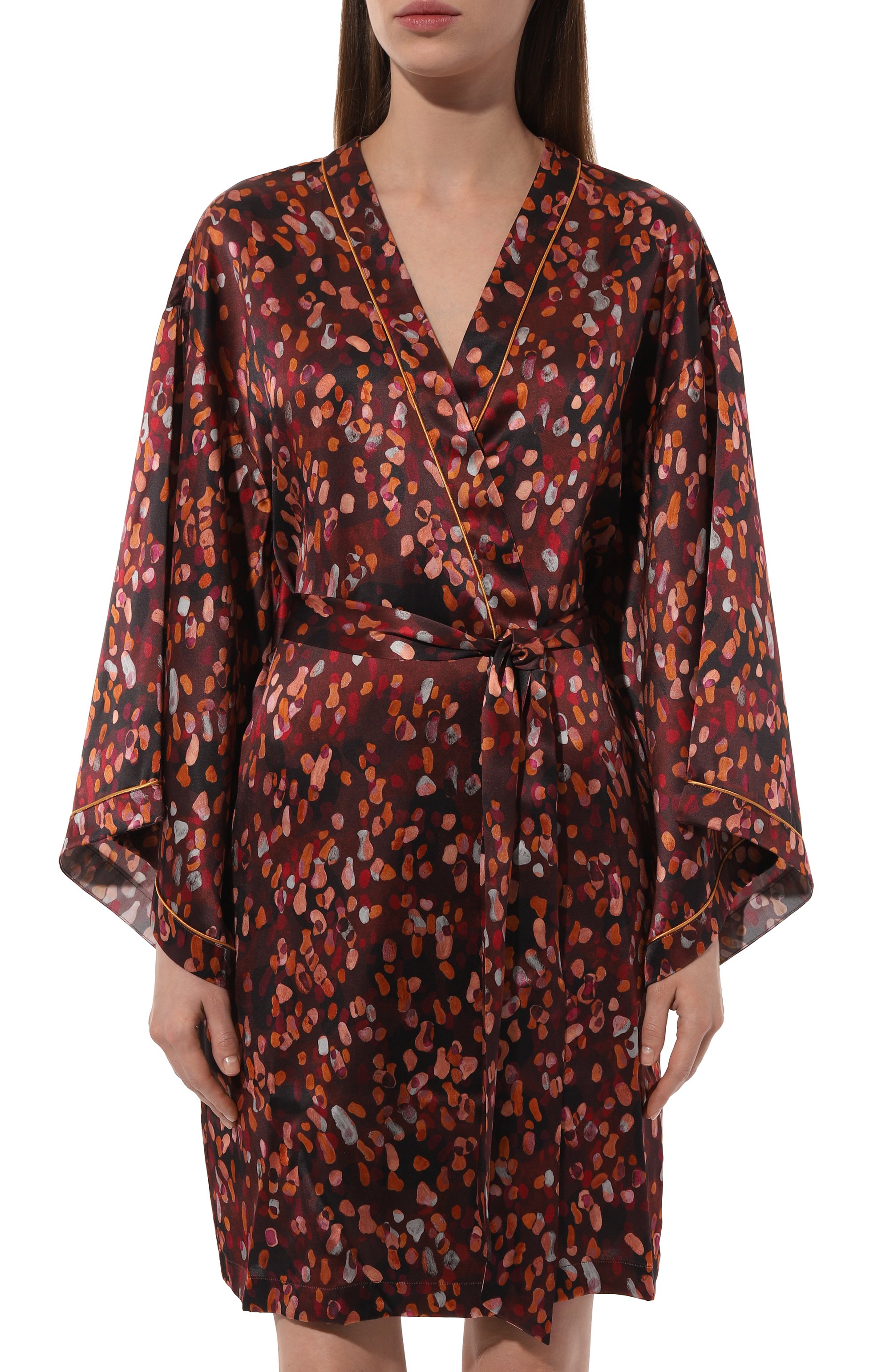 Шелковый халат LUNA DI SETA, арт. VLST61108, фото 3