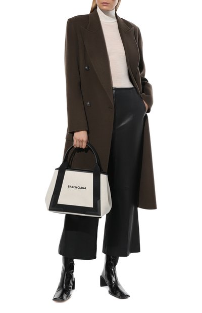 Сумка navy cabas s BALENCIAGA кремового цвета по цене 134500 руб., арт. 339933/2HH3N, фото 3 Сумка navy cabas s BALENCIAGA, арт. 339933/2HH3N, фото 3