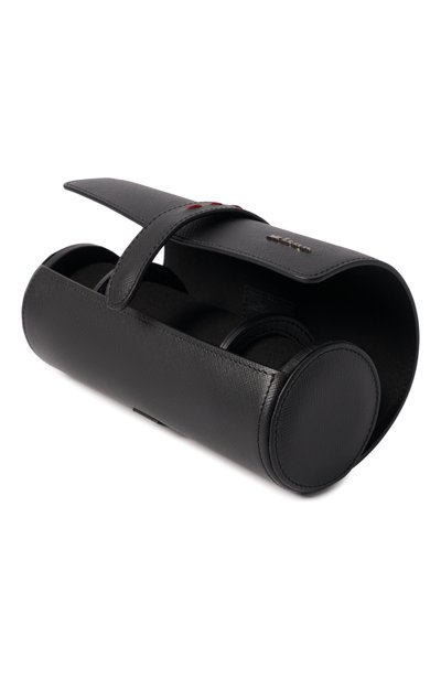 Кожаный футляр для часов KITON черного цвета по цене 126000 руб., арт. UPEA068N01269, фото 3 Кожаный футляр для часов KITON, арт. UPEA068N01269, фото 3