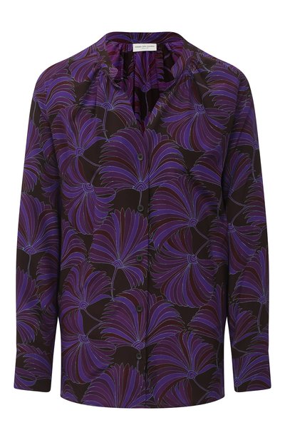 Женская шелковая рубашка DRIES VAN NOTEN, арт. 202-10754-1200