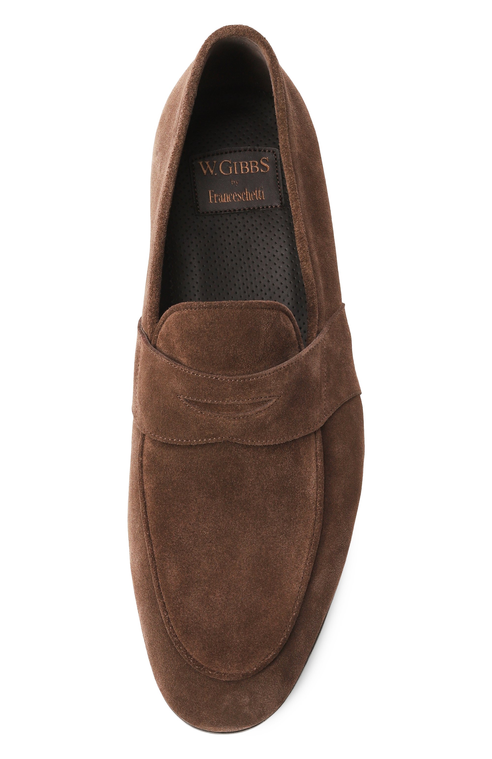 Замшевые пенни-лоферы W.GIBBS, арт. 0801011/CAM0SCI0 RAIN, фото 6