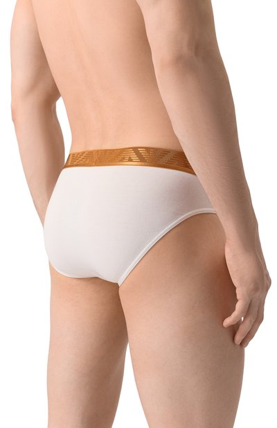 Комплект из трех брифов EMPORIO ARMANI разноцветного цвета по цене 6895 руб., арт. EM000258/AF10780, фото 5 Комплект из трех брифов EMPORIO ARMANI, арт. EM000258/AF10780, фото 5