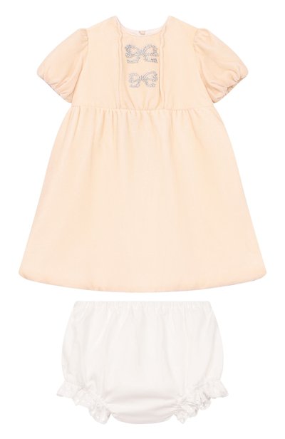 Комплект из платья и шорт ELIE SAAB JUNIOR, арт. EGAB047/TS1127/24M-36M