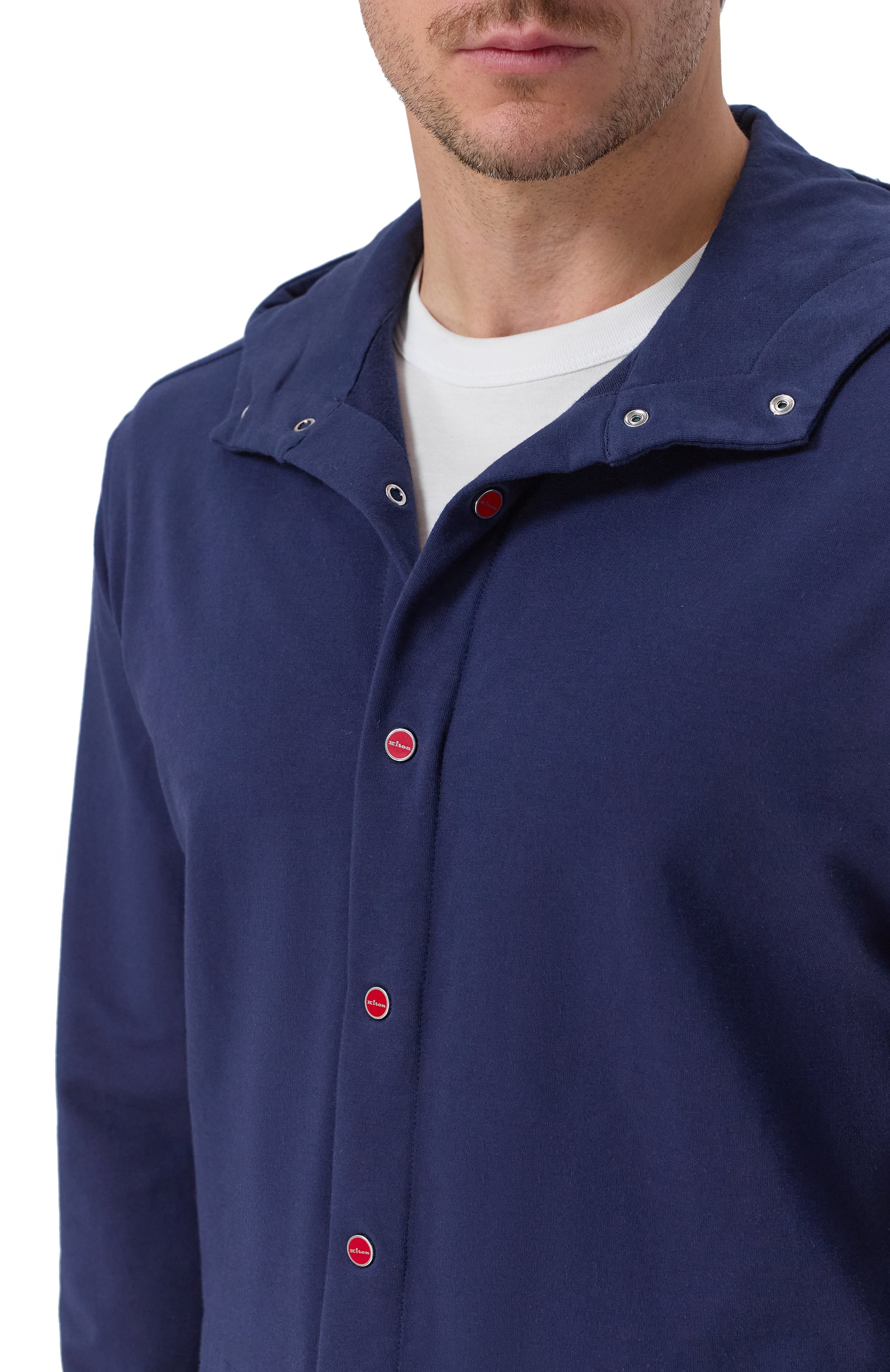 Хлопковая рубашка KITON, арт. UMCPETEH0805210, фото 5