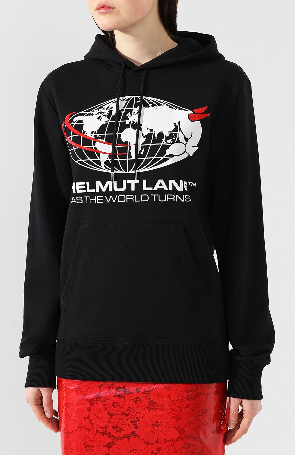 Хлопковое худи HELMUT LANG, арт. J01KW507, фото 3