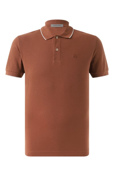 Мужское хлопковое поло CORNELIANI, арт. 25G573-2525043