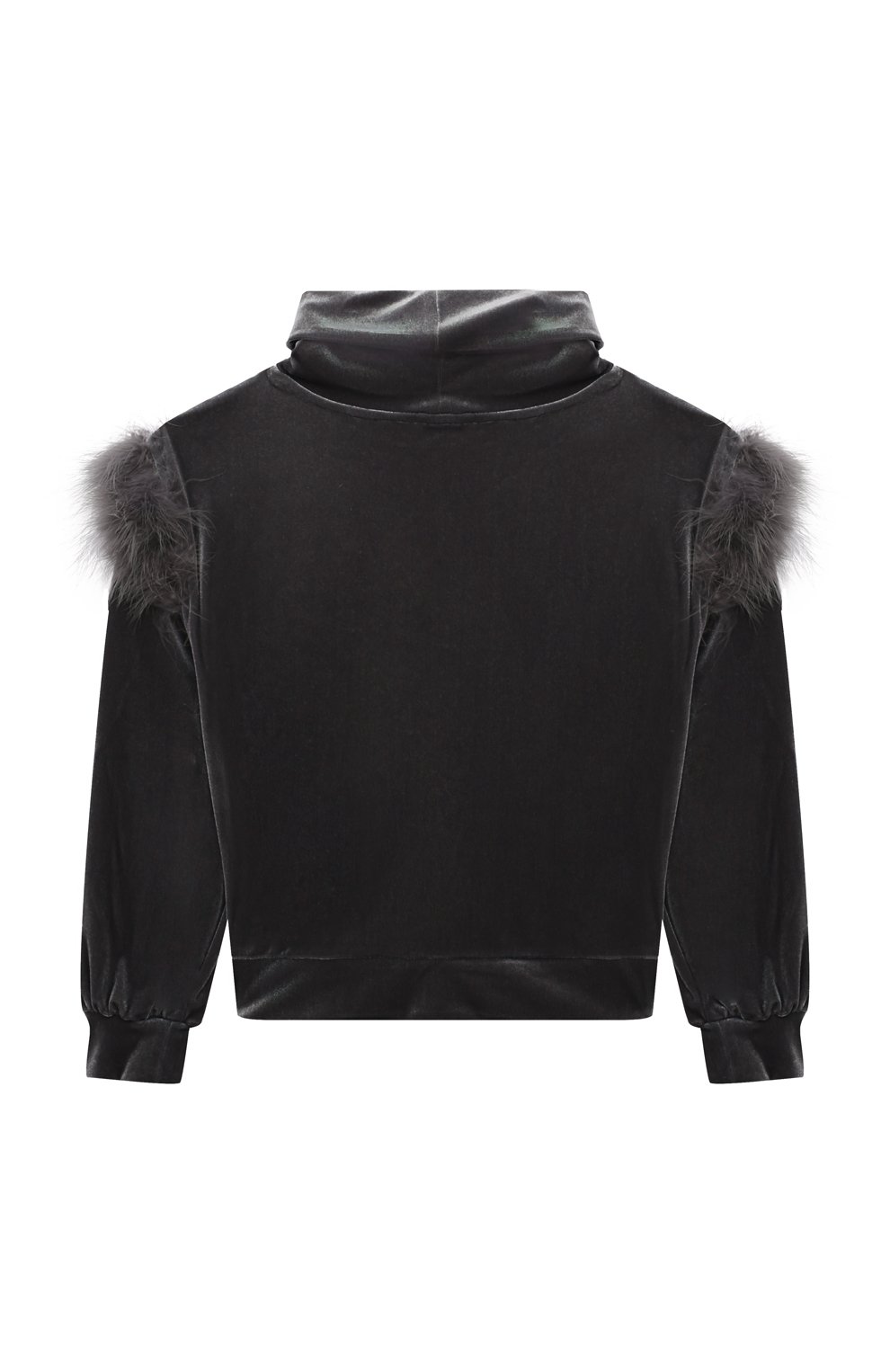 Велюровый свитшот MONNALISA, арт. 71D604, фото 2