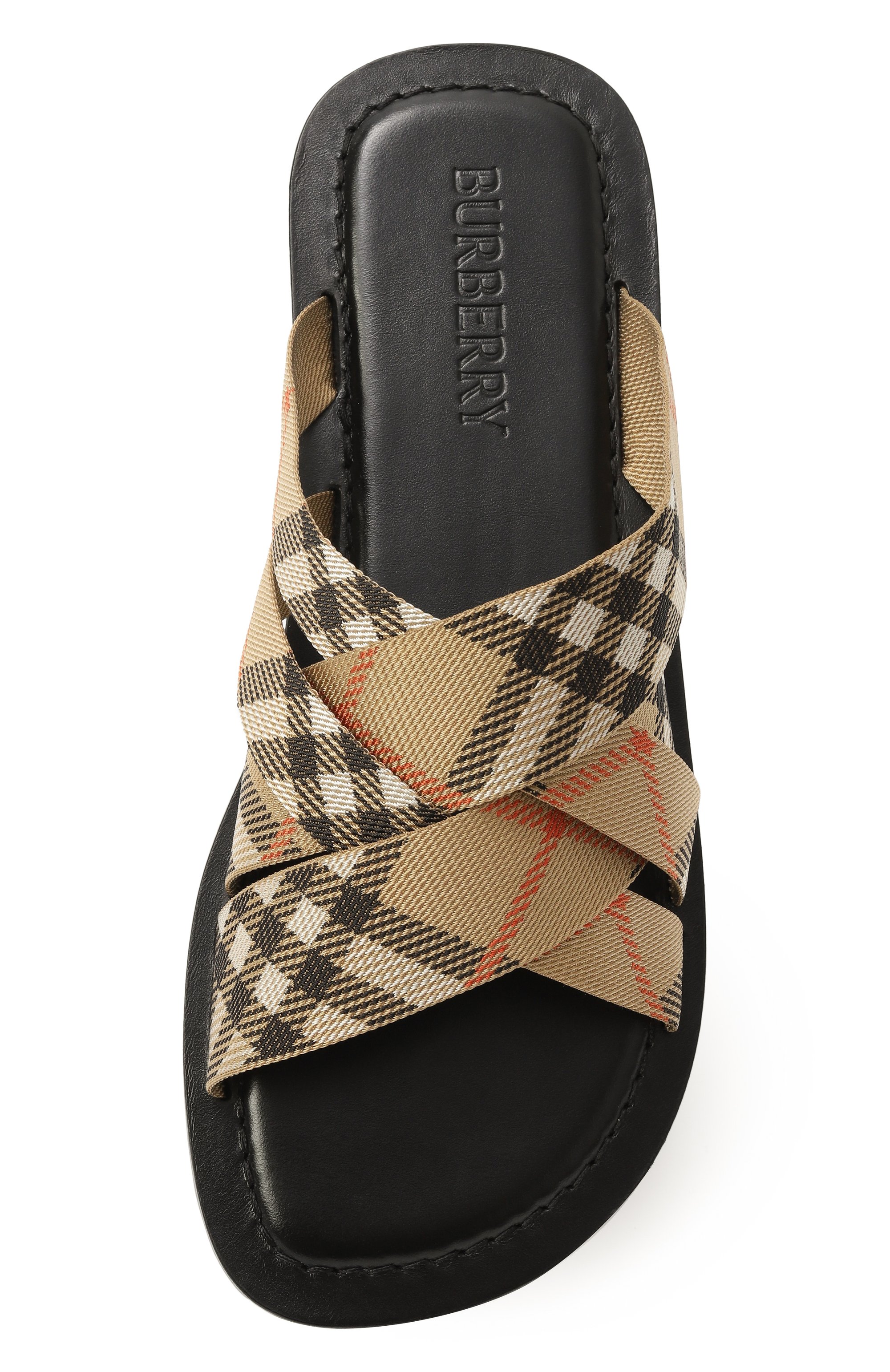 Текстильные шлепанцы pavilion BURBERRY, арт. 8106987, фото 6