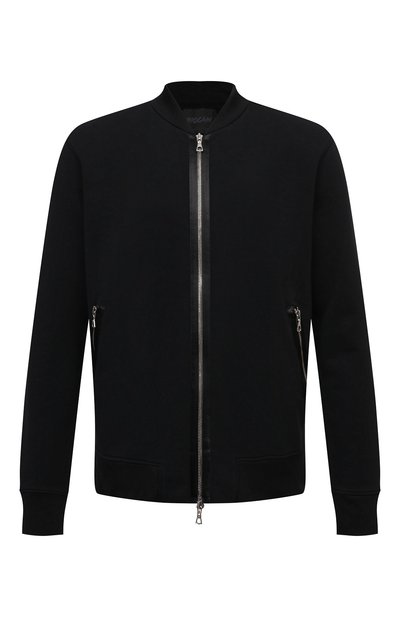 Хлопковая толстовка LIMITATO, арт. M0UTH FULL/ZIPPED B0MBER JACKET, фото 1