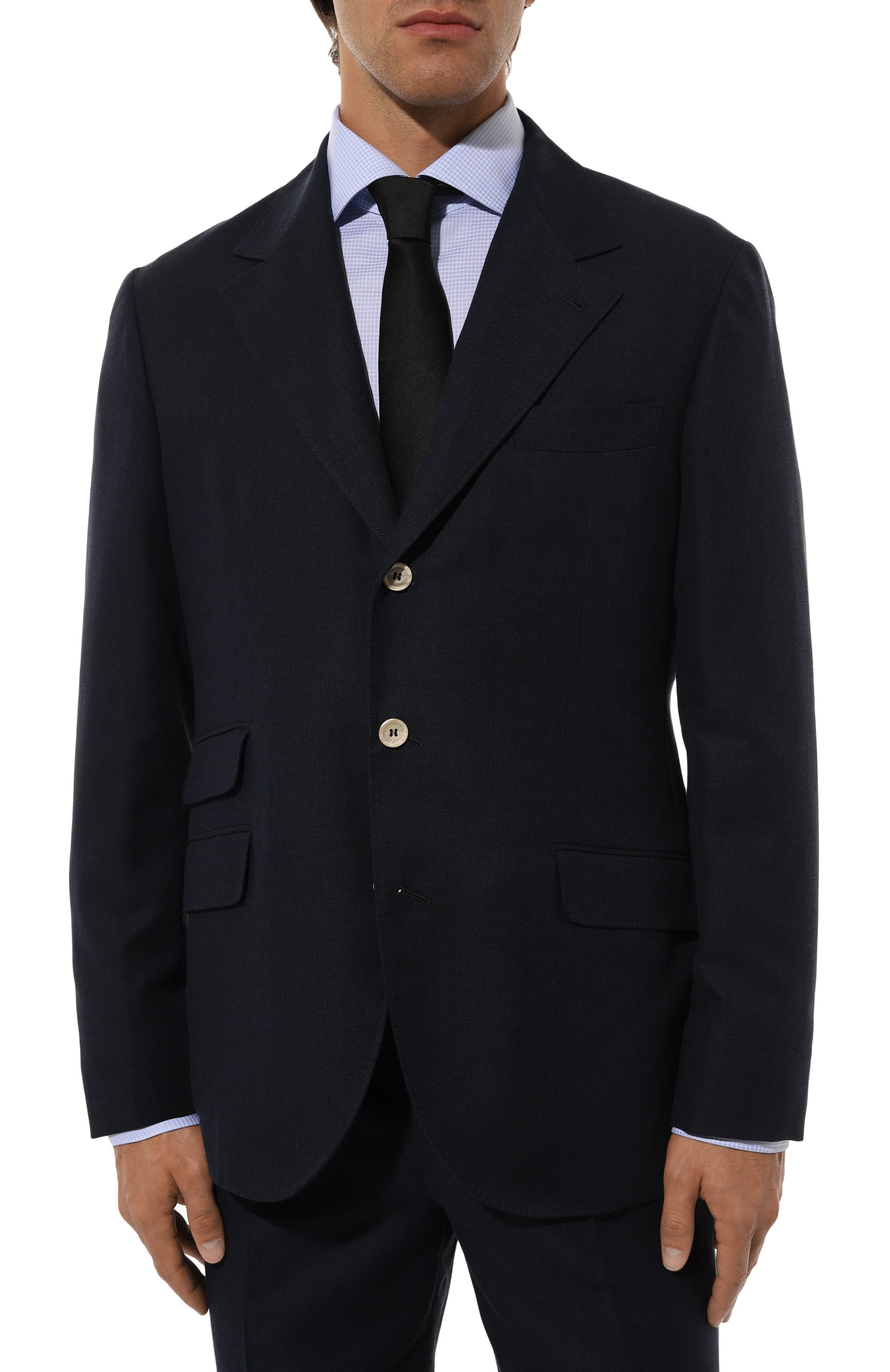 Костюм из хлопка и шерсти BRUNELLO CUCINELLI, арт. MS463LDWH, фото 4