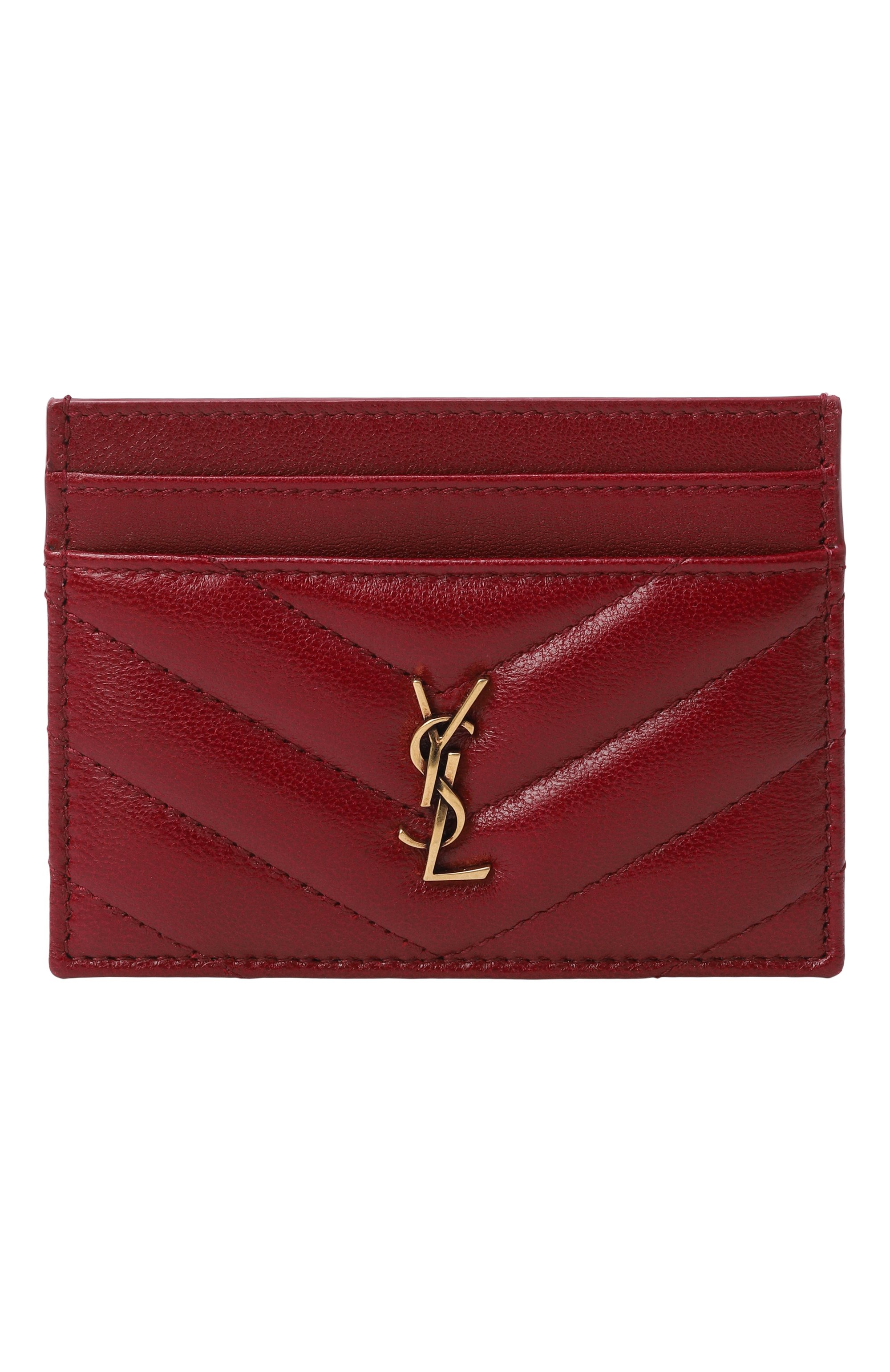 Кожаный футляр для кредитных карт SAINT LAURENT, арт. 863725/AAEAX, фото 1